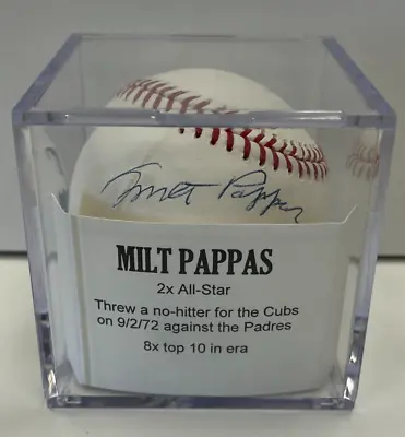 Milt Pappas Autographed OMLB Baseball Tristar Authentic Signed Ball Orioles Cubs • $35