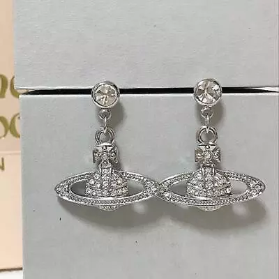 Vivienne Westwood Earrings Pierce Mini Bas Relief Silver NO BOX • $108.58