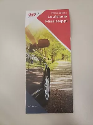 Louisiana Mississippi State Map AAA Roadmap 2022 • $6.95