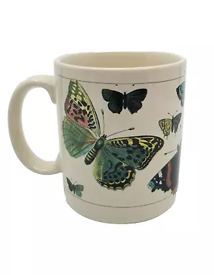 Large Coffee Mug Butterflies Nature Company Vintage 1989 Berkeley California • $12