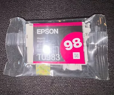 Epson # 98 Magenta Standard Yield Ink Cartridge T0983 • $10.99