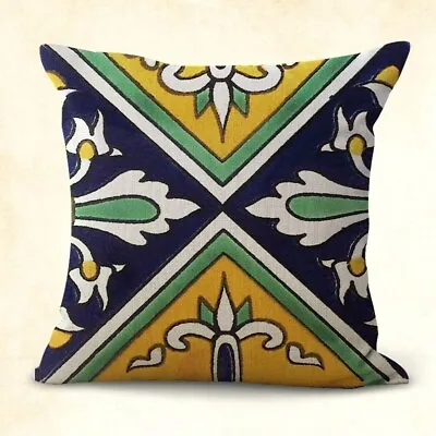 Interior Decorator Mexican Majolica Talavera Cushion Cover • $14.89