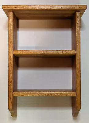 Vintage Oak Shelf With 3 Shelves • $39.99