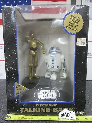 1995 C3PO R2D2 Talking Bank Star Wars (Main Title Theme) Music THINK WAY • $32