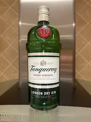 Tanqueray Export Strength London Dry Gin - Empty 1 Litre Bottle • £1.99