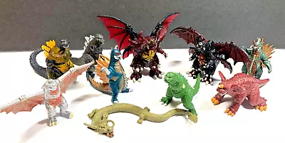 LOT 10 PC Godzilla BROKEN Toy Figures For Diorama  Action Display • $27.95