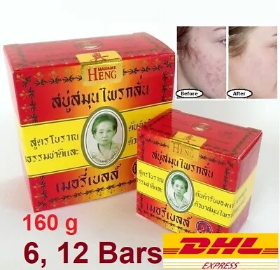 6-12 Madame Heng Original Natura Herbal Soap Reduce Acne Spot Freckles Blackhead • $51.74