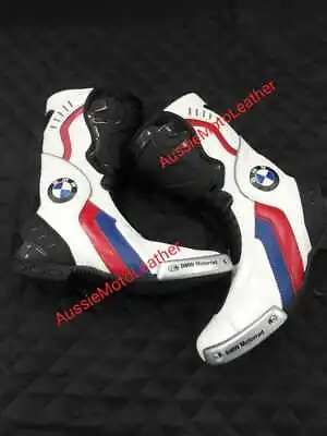 Bmw Motorrad Boot Motogp Motorbike Leather Shoe Motorcycle Boots Biker Racing  • $172.75