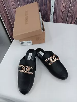 Steve Madden Kandi-C Black Size 6.5 Loafer Slides .5  Heel 10-AA2 • $95.99