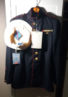 $400 • Buy WW2 USMC Marine Corps Named Marine Dog Tag Uniform Hat Guadalcanal Patches