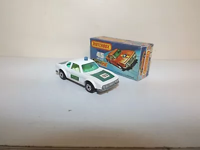 Matchbox S/f No. 45-b Bmw 3.0 Csl Rare White Body 'polizei' Blue Roof Light • $80