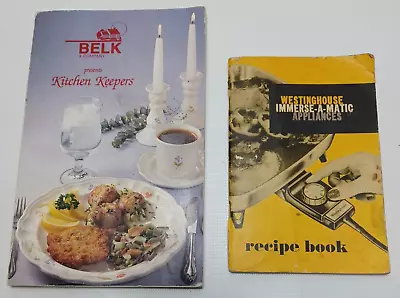 Vtg 50's Westinghouse Immerse-A-Matic Appliances Recipe Book + Kitchen Keepers  • $6.73