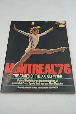 Montreal 1976 Olympics Book - Nadia Comaneci Cover - Signed By Bruce Furniss • $74.96