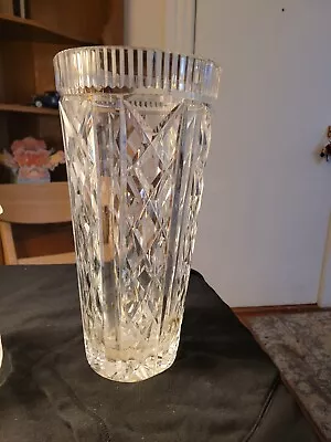 Vintage Waterford Crystal Killeen Column Flower Vase 12  • $160