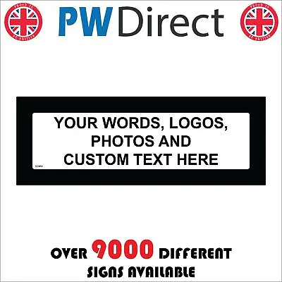 Sign Your Words Choice Text Cc301a Logo Photo Pics Custom Image Gift Present • £12.97