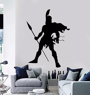 Sparta Spartan Soldier Warrior Military Decor Wall Stickers Vinyl Decal (z2259) • $29.99