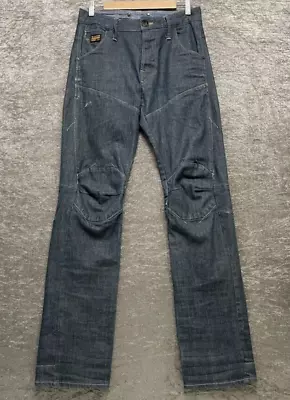 G Star Raw Mens Jeans W28 L32 3D Dimension Tapered Blue Great Preloved Condition • £19.95