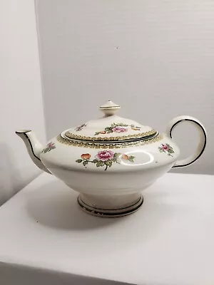 Beautiful Vintage Teapot K.T. & T S-V China PID Green Trim • $49.99