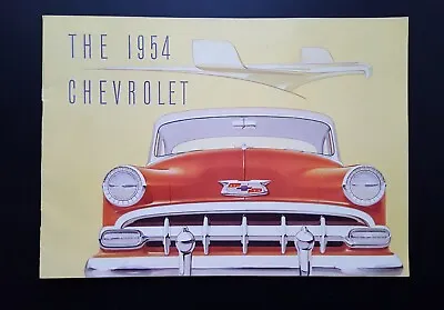 1954 CHEVROLET Bel-Air Two-Ten One-Fifty Series Car Dealer Sales Brochure • $14