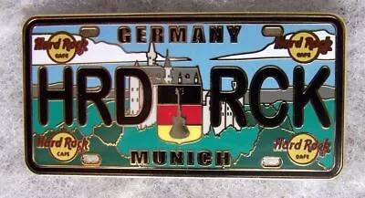 Hard Rock Cafe Munich Germany License Plate Series Pin # 83684 • $18.20