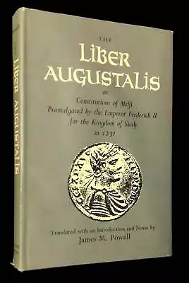 James M Powell / Liber Augustalis Or Constitutions Of Melfi Promulgated 1st 1971 • $35