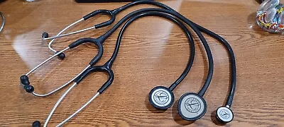 Littman Master Classic II Stethoscope Lot 3 Different Sizes Lightweight 2 Se  • $175