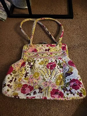 Vera Bradley Eloise Kisslock Make Me Blush Quilted Fabric Handbag • $20