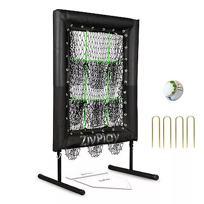 9 Hole Baseball Softball Practice Pitching Outdoor Net 20 X30  • $118.25