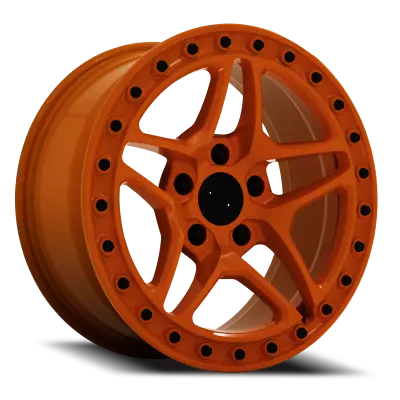 4 New  Gloss Orange Victor Equipment  Berg 17x8 5-130  (119230) • $988