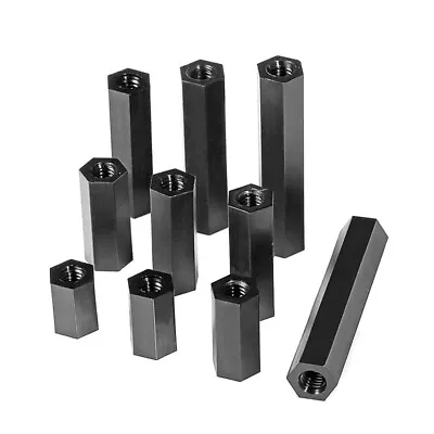 Black Plastic Nylon Hex Column Standoff Female Spacer For Phillips M2 M3 M4 • $4.49