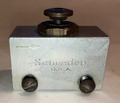 Used Schrader In-Line Needle Valve • $20