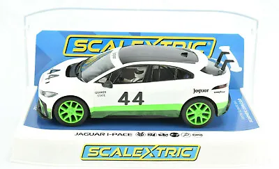 Scalextric Heritage Ed Jaguar I-Pace - Etrophy DPR W/ Lights 1/32 Slot Car C4064 • $34.99