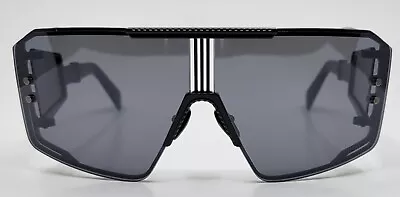 Balmain LE MASQUE Sunglasses BPS-146B Matte Black With Grey Lenses NIB • $651.87