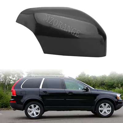 Black Right Passenger Side Mirror Cover Cap For Volvo XC70 XC90 2007-2013 2014 • $20.98