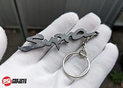Pro Spec Imports - Real Carbon Fibre Keychain For Toyota Supra JZA80 (Mk4) A70 • $19.95