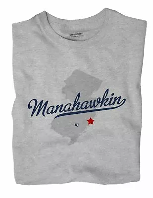 Manahawkin New Jersey NJ T-Shirt MAP • $18.99