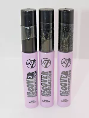 3 X W7 Cover Chameleon Colour Correcting Concealer - Anti Dullness • £4.99