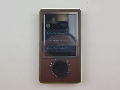 Microsoft Zune Digital Media MP3 Player (1091) 30GB - Brown - TESTED - J0650 • $129.99