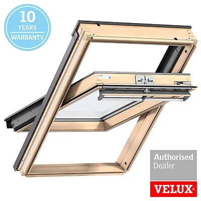 VELUX Roof Window GGL 3070 Pine Centre-pivot With Selected Flashing Kit • £382.78