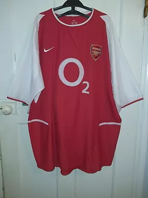 £85 • Buy Arsenal Home Shirt 2002/04 - HENRY 14, XL 