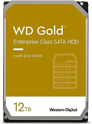 Western Digital 12TB WD Gold Enterprise Class Internal Hard Drive - 3.5  SATA... • $663.60