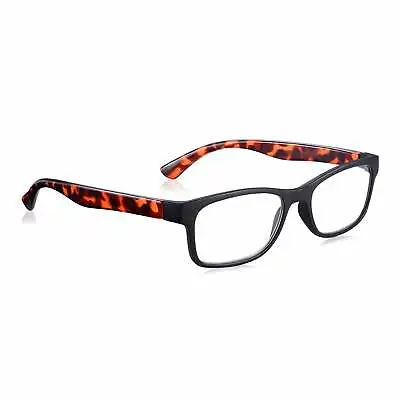 Black & Tort Reading Glasses For Men & Women Read OpticsMagnifying +1.0 - +3.5 • £3.99