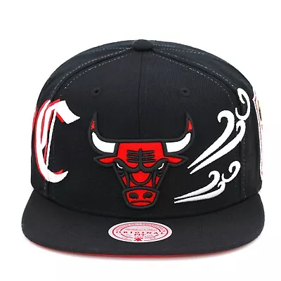 Mitchell & Ness Chicago Bulls Snapback Hat  My Towns  Black • $42