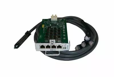 Mitel 5000 DEM-16 580.2200 With 15FT RJ45 To AMP 50P Cable 813.1814 • $115