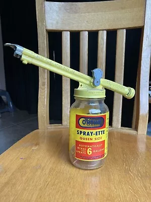 Vintage 1950s Ortho Spray-Ette Garden Sprayer Queen Size Hayes Gun 6 Gallon • $59.95