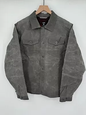 NEW Kuhl The Outlaw Waxed Jacket Gun Metal Grey Mens Size Large • $95.99