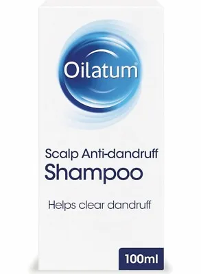 Oilatum Scalp Anti-Dandruff Treatment Shampoo 100ml Soothes Itchy Flaking Scalps • £13.49