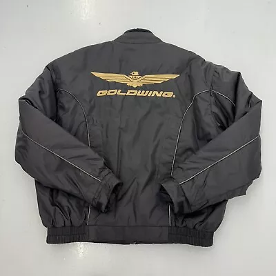 Vintage Honda Goldwing Motorcycle Jacket Vented Removable Liner Sz XL • $44.99