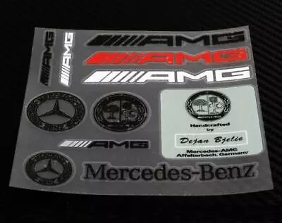  AMG Mercedes Benz CLK Interior Small Stickers Set • $14.50