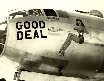 New 6 X 4 Photo Ww2 Usaaf B 29 Nose Art 1 • $1.87